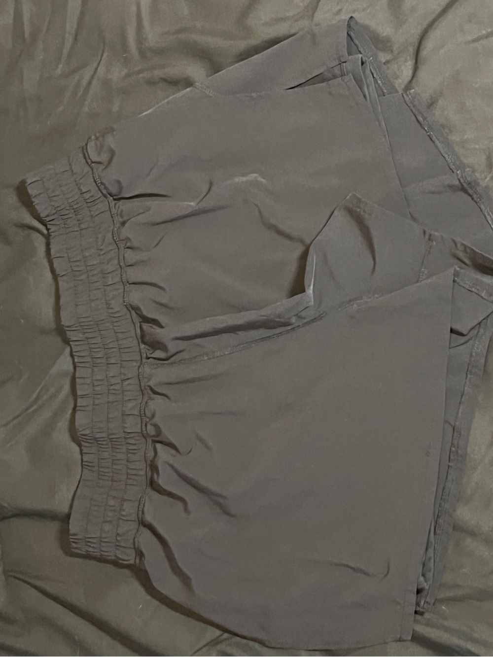 90 Degree by Reflex Black Flowy 2-in-1 Butterfly Athletic Shorts